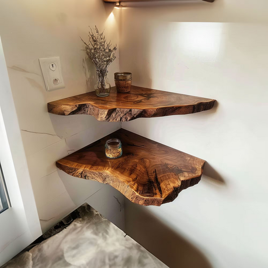 Wamoul Floating Corner Shelves Decorations
