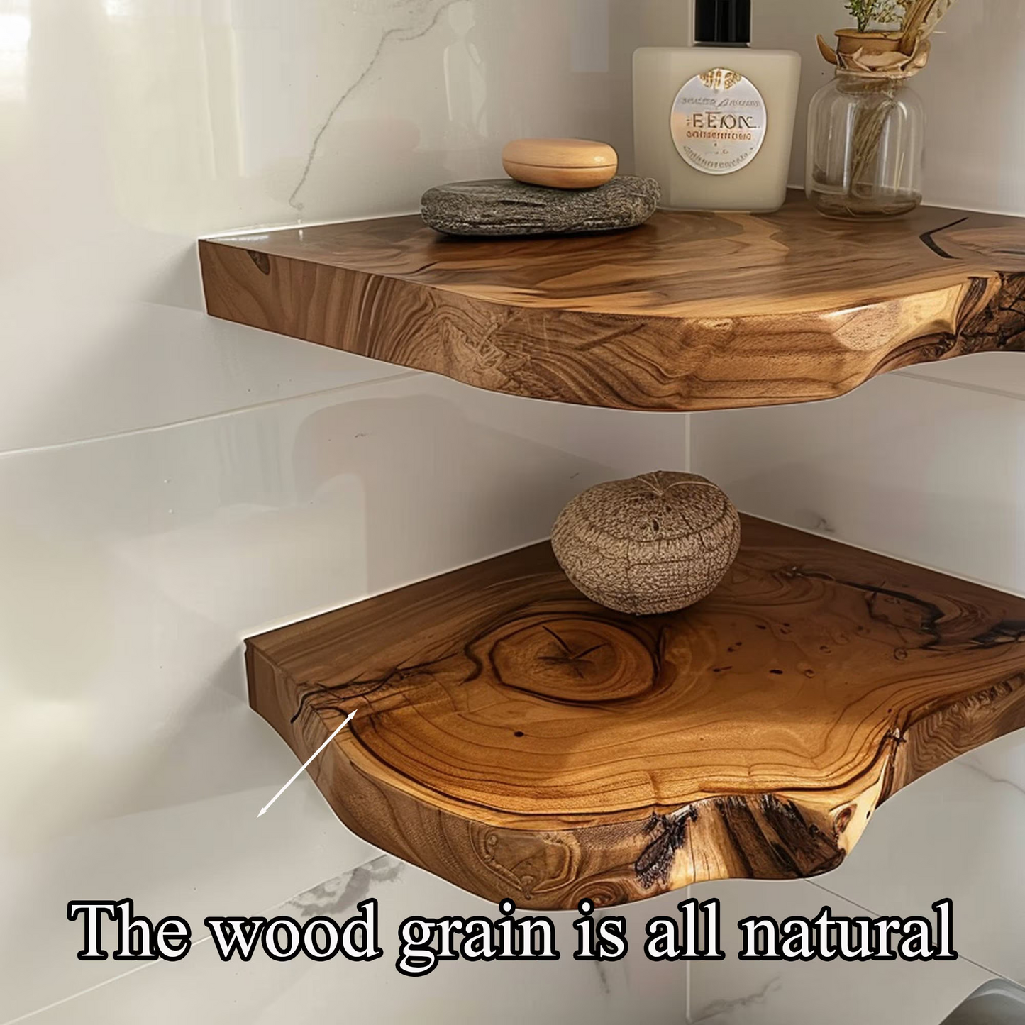 Wamoul Floating Corner Shelves Decorations