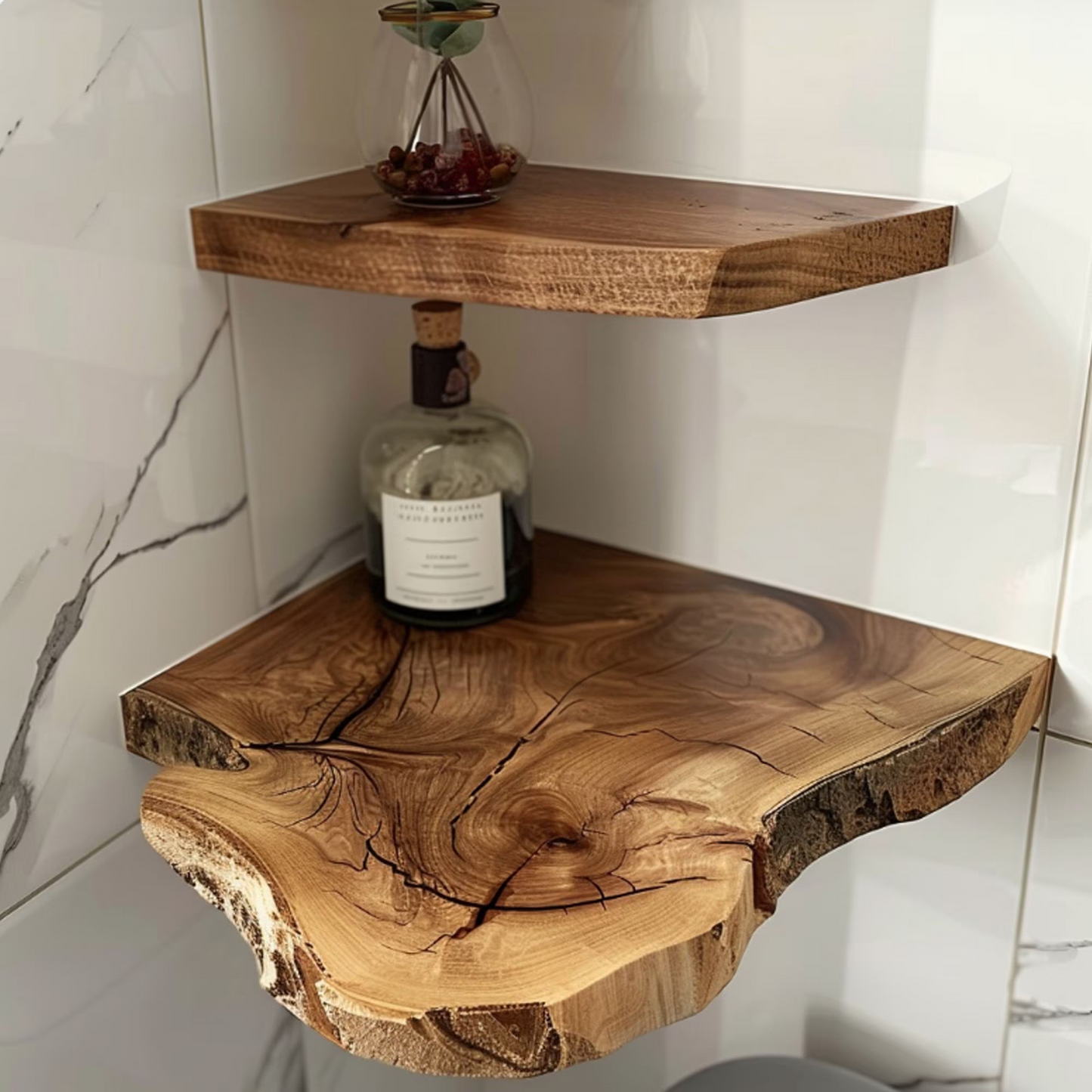 Wamoul Floating Corner Shelves Decorations