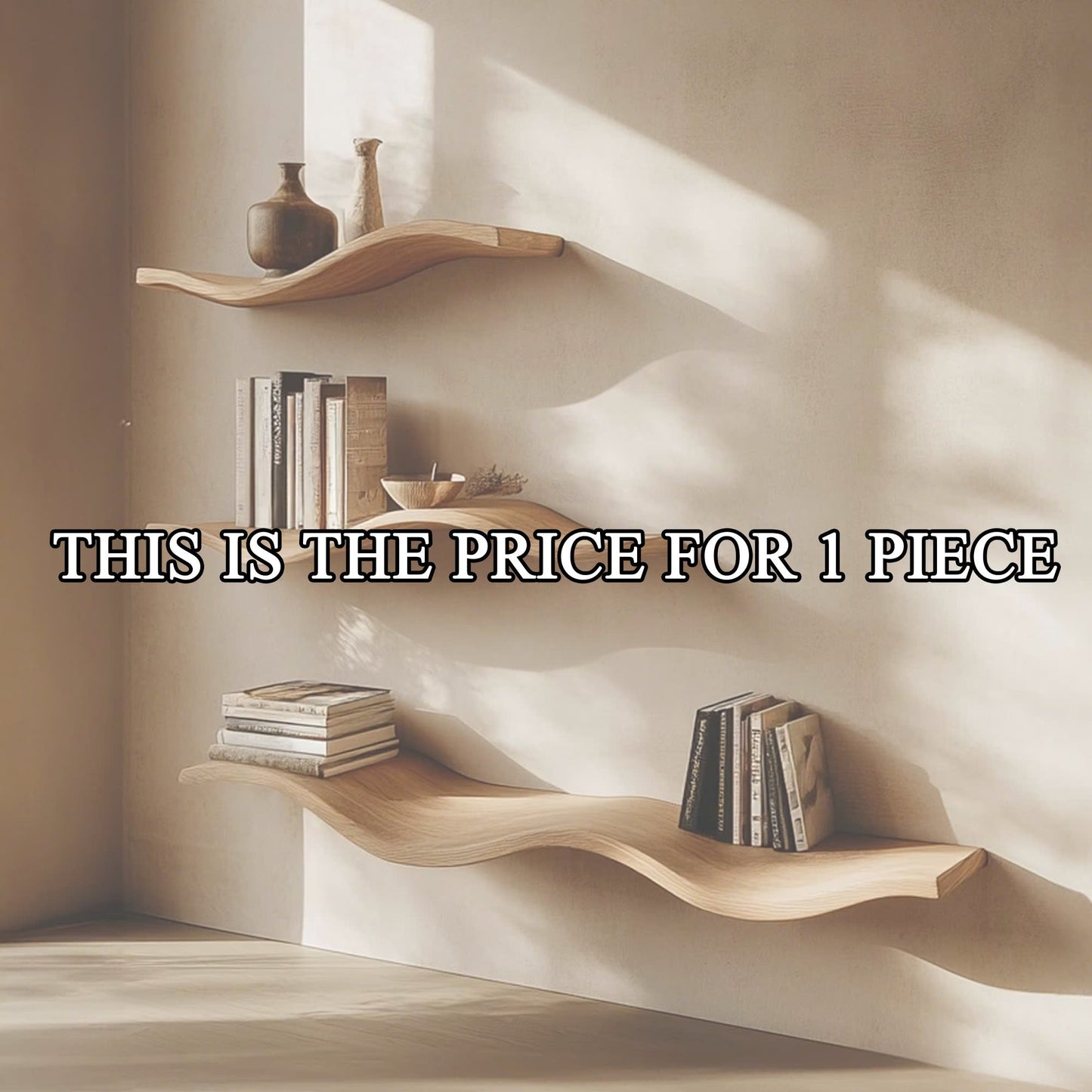 Wamoul Floating Wall Shelf Wood Shelves